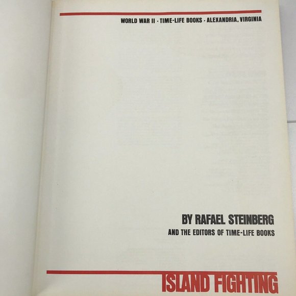 Life Time Books World War 2 Island Fighting Vintage 192 Pages History - Picture 4 of 5